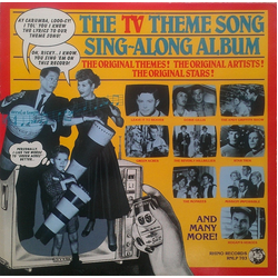 Various The TV Theme Song Sing-Along Album Vinyl LP USED
