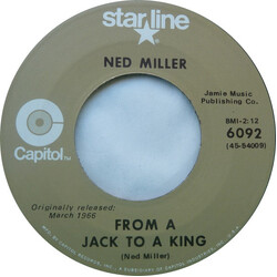 Ned Miller From A Jack To A King / Do What You Do, Do Well USED VINYL 7INCH 45 RPM SINGLE