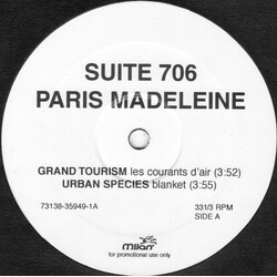 Various Suite 706 Paris Madeleine USED VINYL 12INCH PROMO