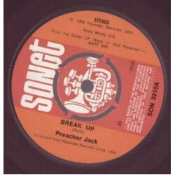 Preacher Jack Break Up USED VINYL 7INCH SINGLE