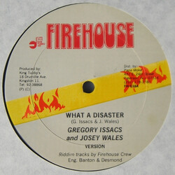 Gregory Isaacs / Josey Wales / Sugar Minott What A Disaster / After The Storm USED VINYL 12INCH 45 RPM