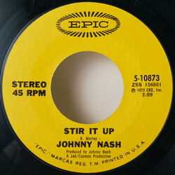 Johnny Nash Stir It Up / Cream Puff Vinyl 7" USED