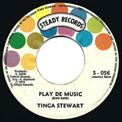 Tinga Stewart Play De Music USED VINYL 7INCH 45 RPM