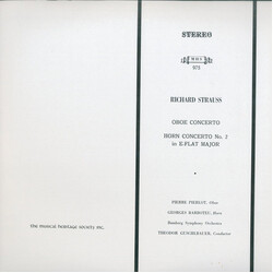 Richard Strauss / Pierre Pierlot / Georges Barboteu / Bamberger Symphoniker / Theodor Guschlbauer Oboe Concerto / Horn Concerto No.2 In E-flat Major V