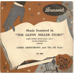 Louis Armstrong And His All-Stars Music Featured In "The Glenn Miller Story" USED VINYL 45 RPM 7INCH