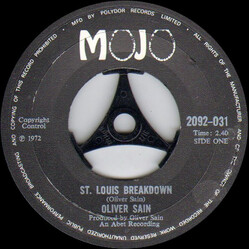 Oliver Sain / Shirley Brown St. Louis Breakdown / I Ain't Gonna Tell USED VINYL 7INCH 45 RPM