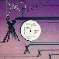 Darcus (2) It's Got To Be Love USED VINYL 12INCH 33 S RPM PROMO STEREO