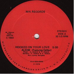 Aleem / Calebur Hooked On Your Love VINYL 12" USED