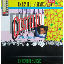 Elvis Costello & The Attractions Let Them All Talk USED VINYL 12INCH SINGLE PROMO