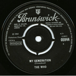 The Who My Generation VINYL 7" USED