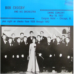 Bob Crosby And His Orchestra Swing Concert Vinyl LP USED