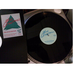 The Accelerators Blue Christmas USED VINYL 12INCH PROMO