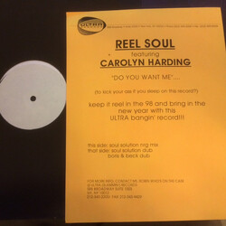 Reel Soul / Carolyn Harding Do You Want Me USED VINYL 12INCH 33 S RPM PROMO WHITE LABEL