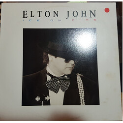 Elton John Ice On Fire Vinyl LP USED