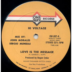 Hi Voltage Love Is The Message VINYL 12" USED