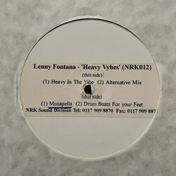 Lenny Fontana Heavy Vybes USED VINYL 12INCH WHITE LABEL