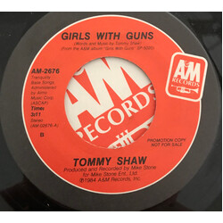 Tommy Shaw Girls With Guns USED VINYL 7INCH 45 RPM PROMO