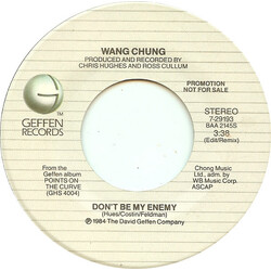 Wang Chung Don't Be My Enemy USED VINYL 7INCH 45 RPM SINGLE PROMO