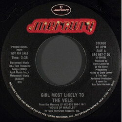 The Vels Girl Most Likely To USED VINYL 7INCH 45 RPM SINGLE PROMO