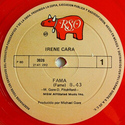 Irene Cara Fama = Fame USED VINYL 12INCH 33 S RPM
