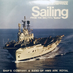 Ship's Company And Royal Marine Band Of H.M.S. Ark Royal Sailing USED VINYL 7INCH 45 RPM SINGLE PROMO