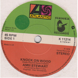Amii Stewart Knock On Wood USED VINYL 7INCH 45 RPM SINGLE STEREO
