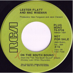 Lester Flatt / Mac Wiseman On The South Bound USED VINYL 7INCH 45 RPM SINGLE PROMO