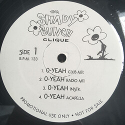 Tha Shady Bunch Clique O-Yeah / Coo Coo La La / Livin It Up USED VINYL 12INCH MAXI-SINGLE PROMO