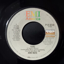 John Waite Tears USED VINYL 7INCH 45 RPM SINGLE PROMO STEREO