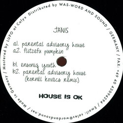 Janis Parental Advisory House USED VINYL 12INCH 33 S RPM