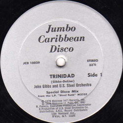 John Gibbs & The U.S. Steel Orchestra Trinidad Vinyl 12" USED