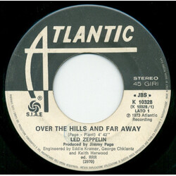 Led Zeppelin Over The Hills And Far Away USED VINYL 7INCH 45 RPM JUKEBOX