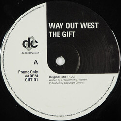 Way Out West The Gift USED VINYL 12INCH 45 RPM PROMO STEREO