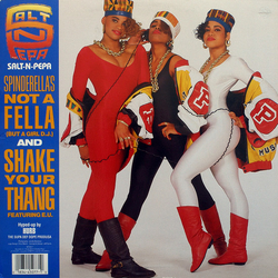 Salt 'N' Pepa Shake Your Thang / Spinderella's Not A Fella (But A Girl DJ) Vinyl 12" USED