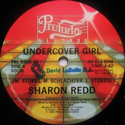 Sharon Redd Undercover Girl USED VINYL 12INCH 33 S RPM PROMO