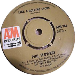 Phil Flowers & The Flower Shop Like A Rolling Stone / Keep On Sockin' It Children Vinyl 7" USED