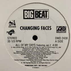 Changing Faces All Of My Days USED VINYL 12INCH 33 S RPM PROMO STEREO