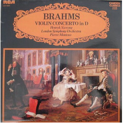 Johannes Brahms / Henryk Szeryng / The London Symphony Orchestra / Pierre Monteux Violin Concerto In D Vinyl LP USED