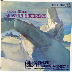 Ralph Vaughan Williams / The London Symphony Orchestra / André Previn / Ralph Richardson (2) Sinfonia Antartica Vinyl LP USED