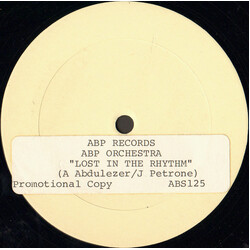 ABP Orchestra Lost In The Rhythm USED VINYL 12INCH 33 S RPM SINGLE SIDED PROMO WHITE LABEL