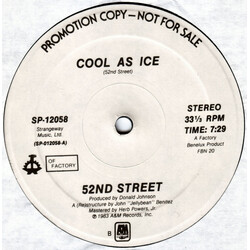 52nd Street Cool As Ice VINYL 12" USED