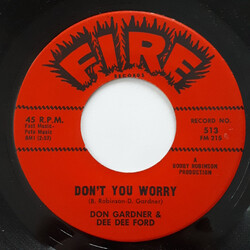 Don Gardner / Dee Dee Ford Don't You Worry / I'm Coming Home To Stay USED VINYL 7INCH SINGLE 45 RPM