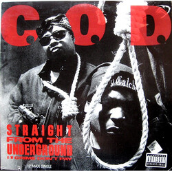 C.O.D. (4) Straight From The Underground / Crime Don't Pay USED VINYL 12INCH 33 S RPM MAXI-SINGLE