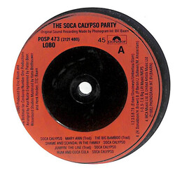 Lobo The Soca Calypso Party USED VINYL 7INCH EP 45 RPM
