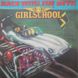 Girlschool Race With The Devil USED VINYL 7INCH 45 RPM