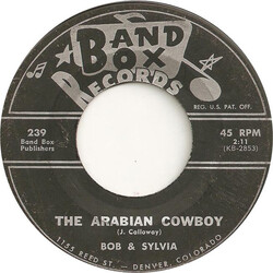 Bob & Sylvia Arabian Cowboy / Dont Touch USED VINYL 7INCH 45 RPM