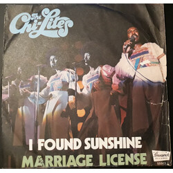 The Chi-Lites I Found Sunshine USED VINYL 7INCH SINGLE