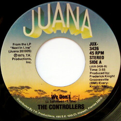 The Controllers (2) We Don't USED VINYL 7INCH 45 RPM SINGLE STEREO