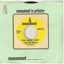 Tony Joe White Polk Salad Annie / Aspen Colorado USED VINYL 7INCH 45 RPM SINGLE