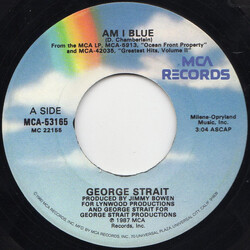 George Strait Am I Blue USED VINYL 7INCH 45 RPM SINGLE